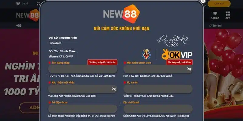 Đăng ký chơi casino New88 kiếm tiền mỗi ngày